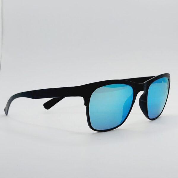 WARLOCK MATTE BLACK BLUE MIRROR