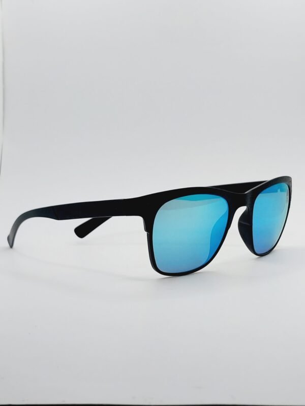 WARLOCK MATTE BLACK BLUE MIRROR